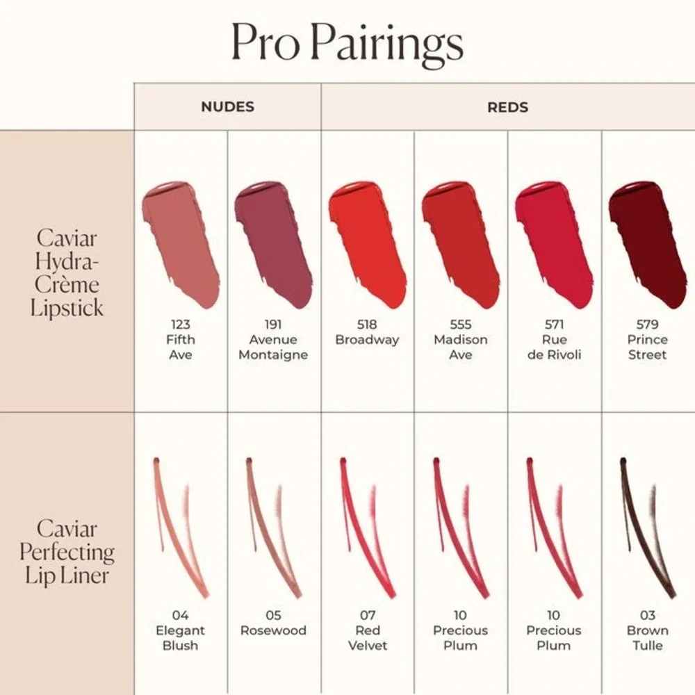 Laura Mercier Caviar Hydra-Creme Refillable Lipstick 579 Prince Street Satin Red
